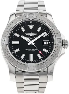 Breitling Avenger A17318 Stainless steel Black