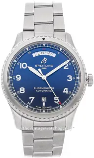 Breitling Aviator 8 A17315101C1A1 Stainless steel Blue