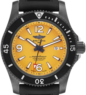 Breitling superoc M17368 DLC Yellow