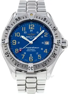 Breitling Superocean A17040-BLUE Stainless steel Blue