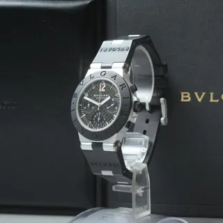 Bulgari Diagono AC 38 TA 38mm Aluminium Black