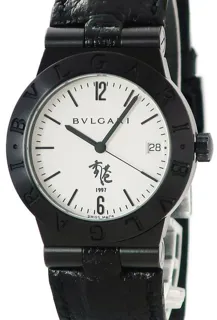 Bulgari Diagono LC 35 S 35mm Stainless steel White