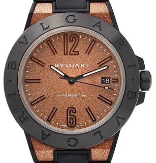 Bulgari Diagono DG41SMC -- 07-2019 41mm Ceramic Bronze