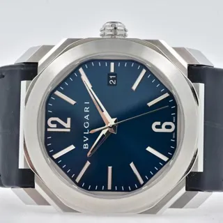 Bulgari Octo BGO38C3SLD 38mm Stainless steel Blue