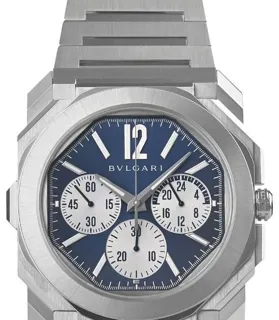 Bulgari Octo BGO43SXTCHGMT 43mm Stainless steel Blue