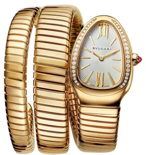 Bulgari Serpenti 101923 35mm Yellow gold Silver