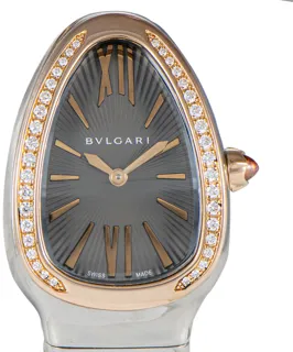 Bulgari Serpenti 102099 SP35BSPGD.2T 35mm 18k rose gold$Steel Gray