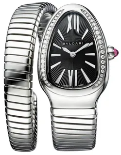 Bulgari Serpenti 103434 35mm Stainless steel Black