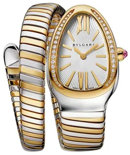 Bulgari Serpenti 103648 35mm Yellow gold and Stainless steel White