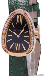 Bulgari Serpenti SPP32BGDL 31mm Rose gold Black