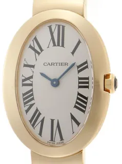 Cartier Baignoire W8000008 32mm Yellow gold Silver