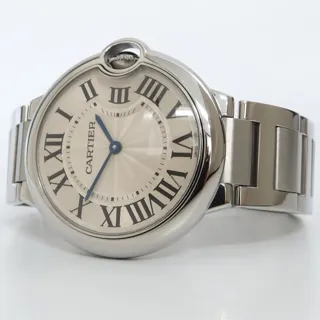 Cartier Ballon Bleu 36mm W69011Z4 36mm Stainless steel Silver