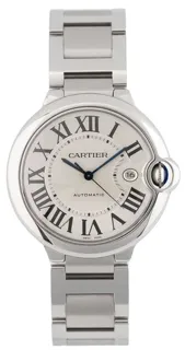 Cartier Ballon Bleu 42mm 3001 42mm Stainless steel Silver