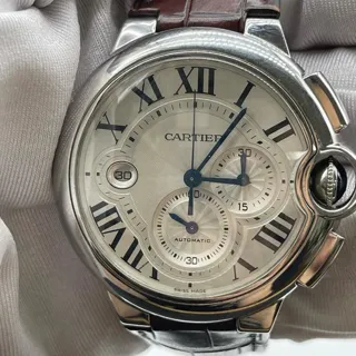 Cartier Ballon Bleu 44mm W6920078 44mm Stainless steel Silver