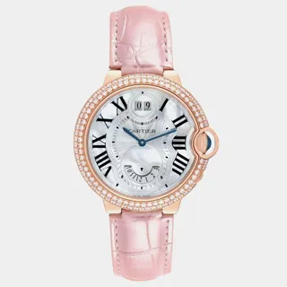 Cartier Ballon Bleu WE902018 Rose gold White