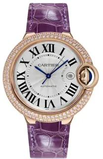 Cartier Ballon Bleu WJBB0031 42mm Rose gold Silver