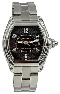 Cartier Roadster 2510 37mm Stainless steel Black