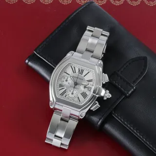 Cartier Roadster W62019X6 43mm Stainless steel Silver