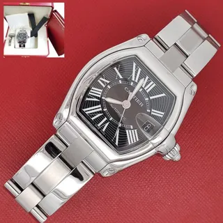 Cartier Roadster W62025V3 37mm Stainless steel Black