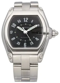 Cartier Roadster 37mm Stainless steel Black