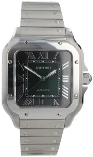 Cartier Santos 4072 40mm Stainless steel Green