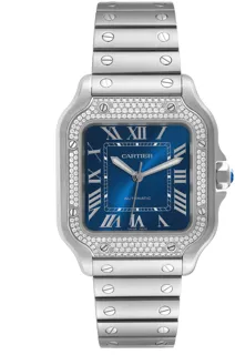 Cartier Santos de Cartier W4SA0006 Stainless steel Blue