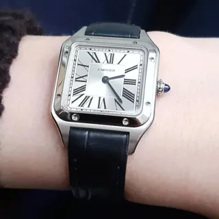 Cartier Santos Dumont WSSA0023 38mm Stainless steel Silver