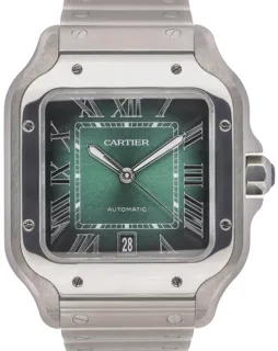 Cartier Santos WSSA0062 40mm Stainless steel Green