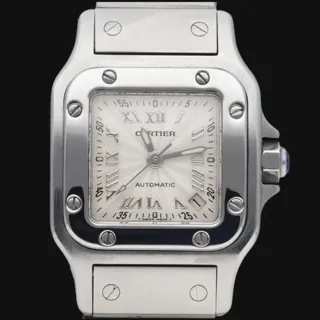 Cartier Santos 24mm Stainless steel Silver