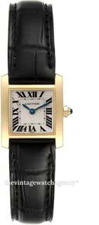 Cartier Tank Française W5000256 18k yellow gold Silver