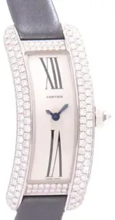 Cartier Tank WJ300950 White gold Silver