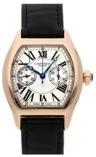 Cartier Tortue W1540751 34mm Rose gold Silver