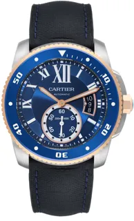 Cartier Calibre Diver W2CA0008 | Rose gold and Stainless steel