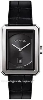 Chanel Boy-Friend H4884 26.5mm Stainless steel Black