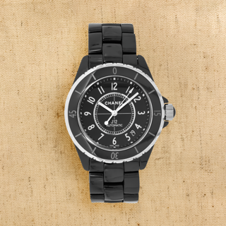 Chanel J12 H0685 38mm Stainless steel Black