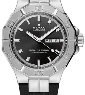 Edox 88008-3CA-NIN 43mm Stainless steel Black