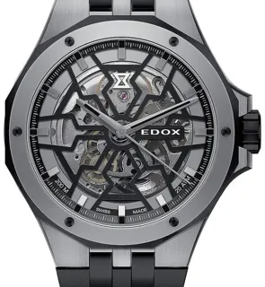 Edox 85303-357GN-NGN 43mm Stainless steel Silver