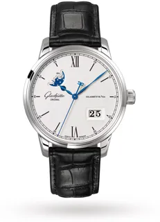 Glashütte Senator 17140308 Stainless steel White