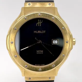 Hublot Classic 1400.100.2 Yellow gold Black