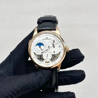 Jaeger-LeCoultre Duomètre Q6042522 42mm Pink gold Silver