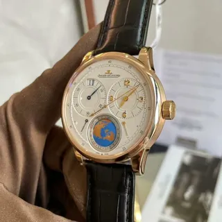 Jaeger-LeCoultre Duomètre Q6062420 42mm Rose gold Silver