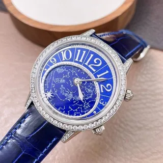 Jaeger-LeCoultre Rendez-Vous Q3483590 37.5mm White gold Blue