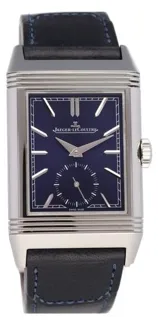 Jaeger-LeCoultre Reverso 214.8.62 45mm Stainless steel Blue