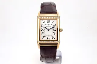 Jaeger-LeCoultre Reverso Duetto Q2562402 23mm Rose gold Silver