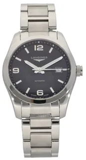 Longines Conquest Classic L2.785.4 40mm Stainless steel Black