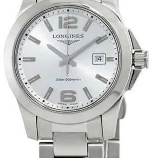 Longines Conquest L3.376.4.76.6 29.5mm Stainless steel Silver