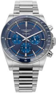 Longines Conquest L38354926 42mm Stainless steel Blue