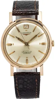 Longines Conquest 35mm Rose gold Silver