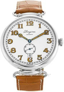 Longines Heritage L2.809.4.23.2 41mm Stainless steel White