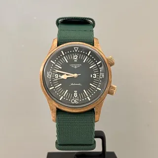 Longines Heritage L37741502 42mm Bronze Green